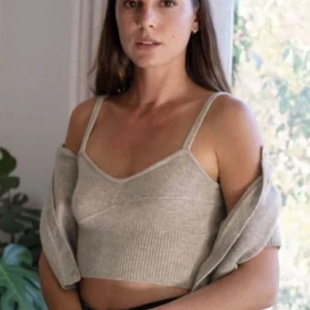 Reformation Gisela Recycled Cashmere Blend Tank
